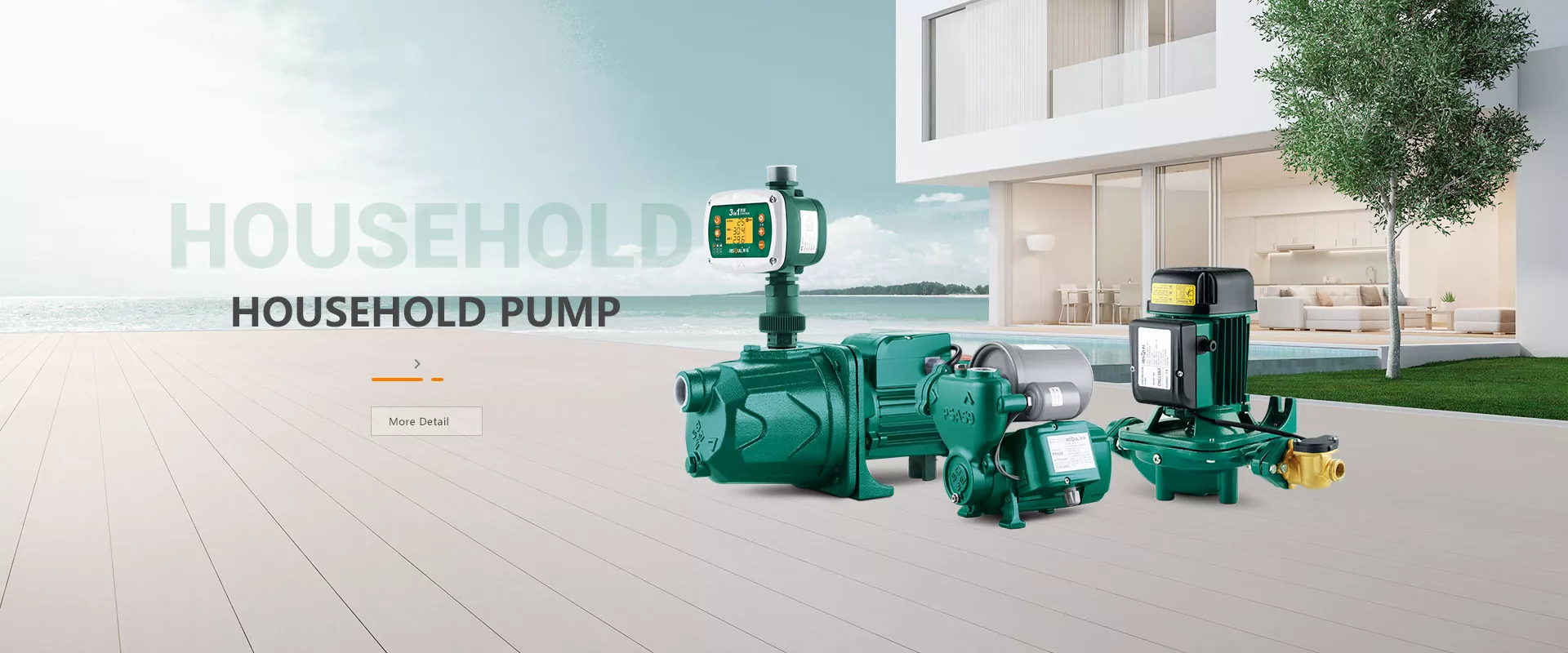 Fabricant de pompe à eau domestique en Chine